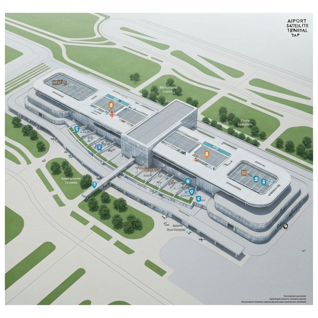 Terminal 4S floor plan and map